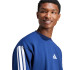 Sweat adidas 3 Bandas Fl Swt Homme Bleu Foncé/Blanc