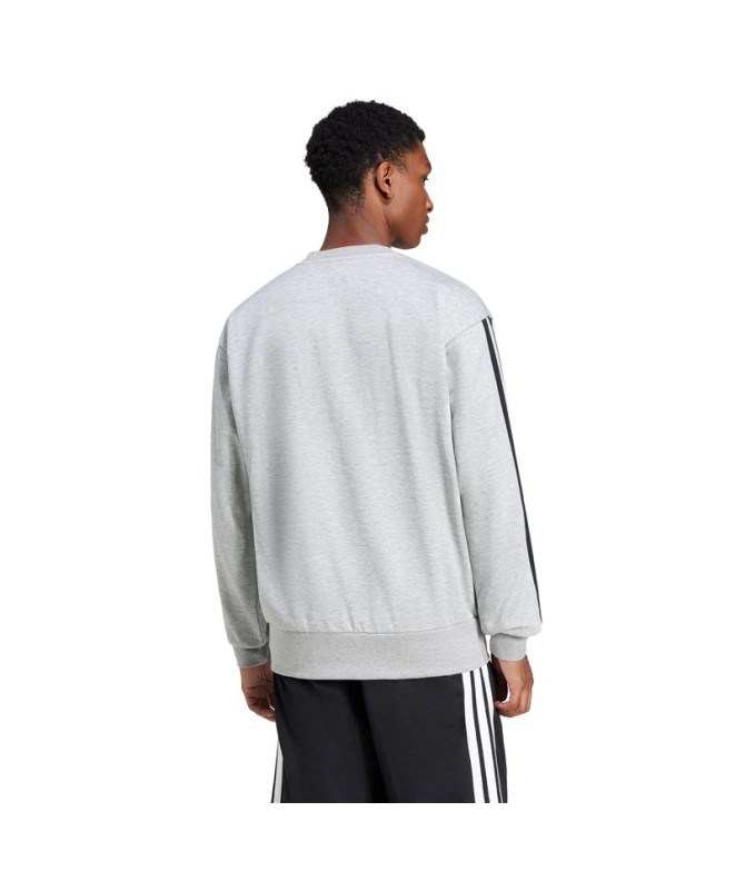 Moletom adidas 3 Bandas Fl Swt Homem Cinza