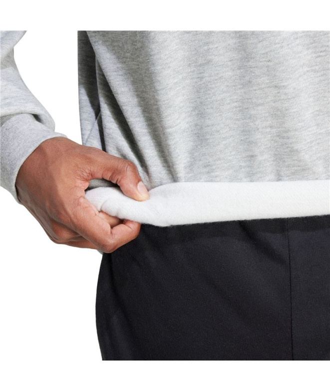 Sweat adidas 3 Bandes Fl Swt Homme Gris