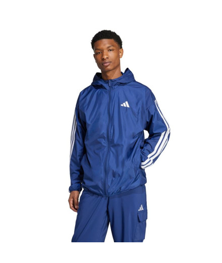 Cortaventos adidas 3 Bandas Homem Azul Escuro/Branco 2