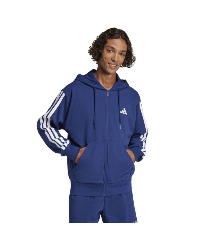 Sweat adidas 3 Bandes French Terry Fz Hd Homme...