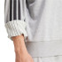 Sudadera adidas 3 Bandas French Terry Swt Hombre Gris/Negro