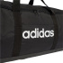 Saco de desporto adidas Linear tamanho G, preta/preta/branca