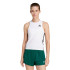 Camiseta de Fitness adidas We 3 Bandas Tk Mulher Branco/Preto