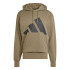 Moletom adidas Bl French Terry Hd Homem Verde Escuro/Preto