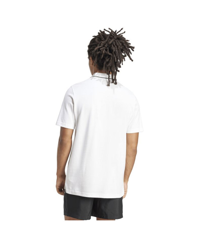 Polo adidas Sl Pq Ps Hombre Blanco/Negro