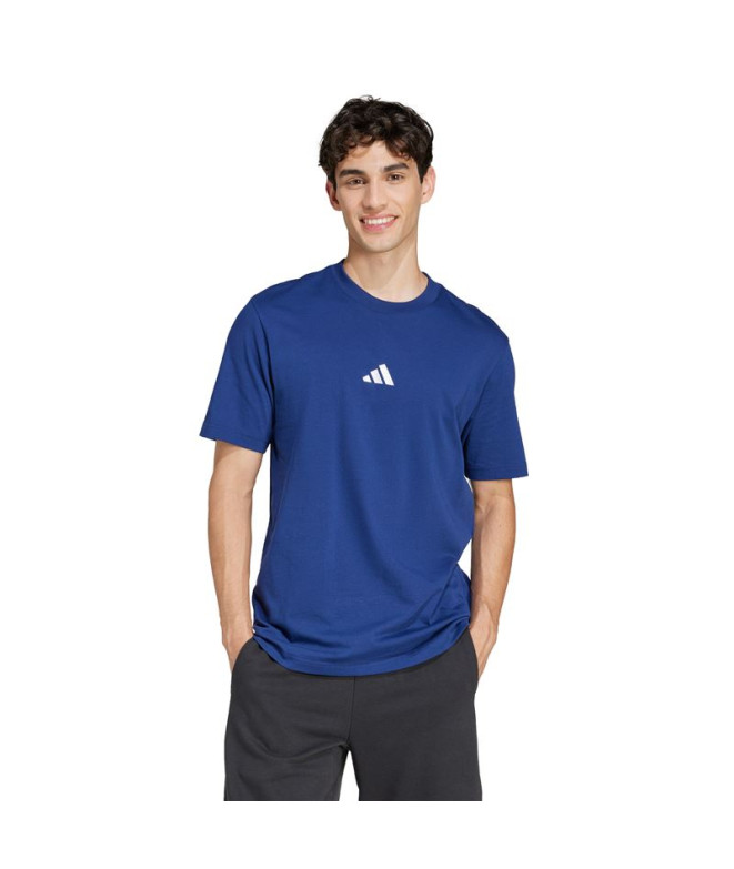 Camiseta adidas Sl Sj Homem Azul Escuro/Branco