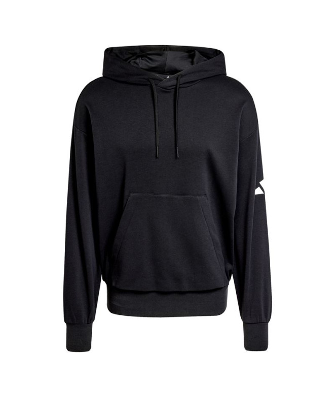 Sudadera adidas Hd French Terry Hombre Negro/Blanco