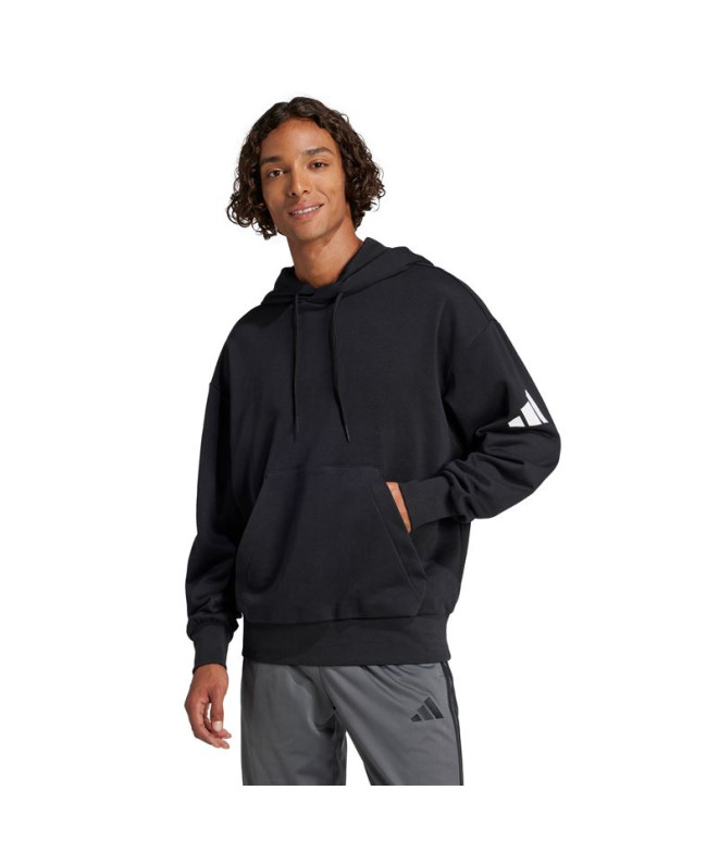 Sweat adidas Hd French Terry Homme Noir/Blanc