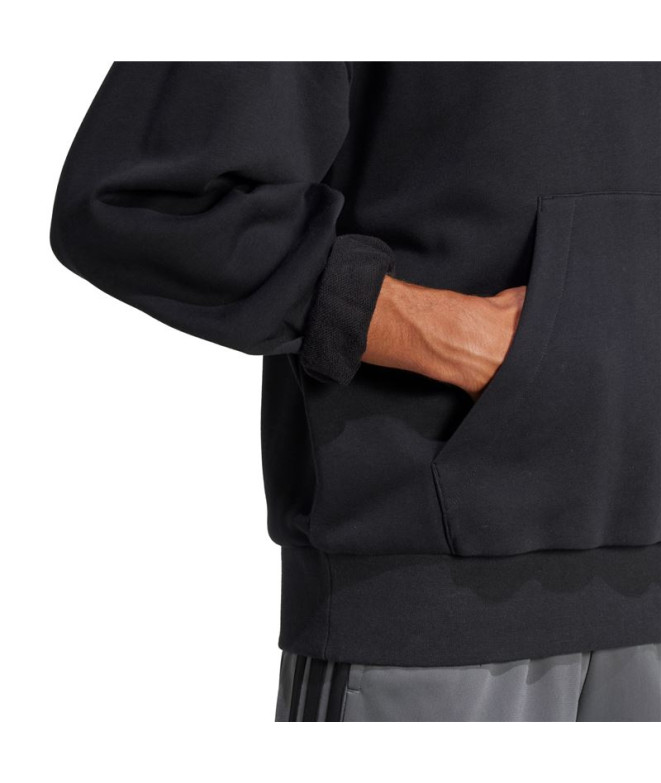 Moletom adidas Hd French Terry Homem Preto/Branco