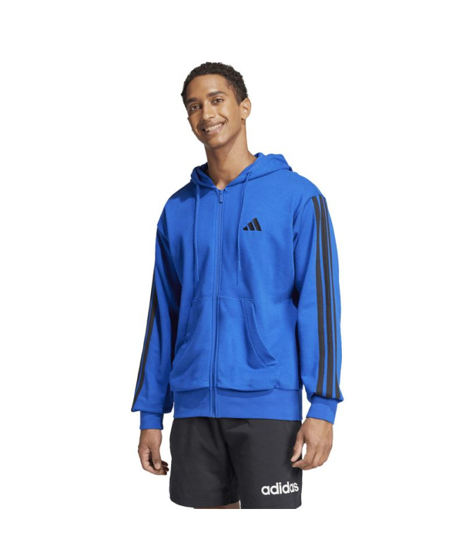 Sweat adidas 3Bandas French Terry Fz Hd Homme...