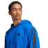 Moletom adidas 3Bandas French Terry Fz Hd Homem Azul/Preto