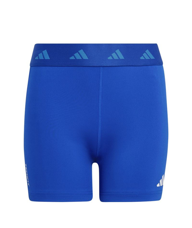 Mallas de Fitness adidas Techfit Short Niña Azul