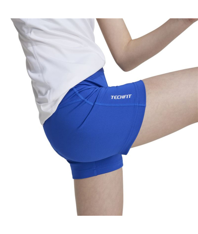 Mallas de Fitness adidas Techfit Short Niña Azul
