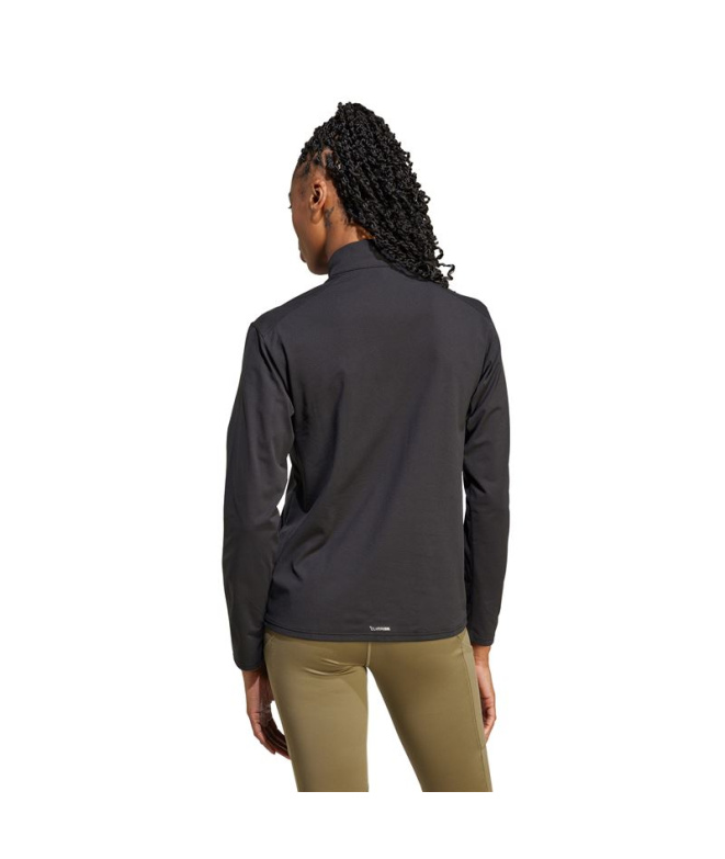 T-shirt de Montagne adidas Mt Halfz Ls Femme Noir
