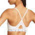 Brassiere de sport de Fitness adidas Aeroreact Training 3 Bandas Femme Blanc