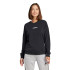 Sudadera adidas Lin French Terry Swt Mujer Negro/Blanco