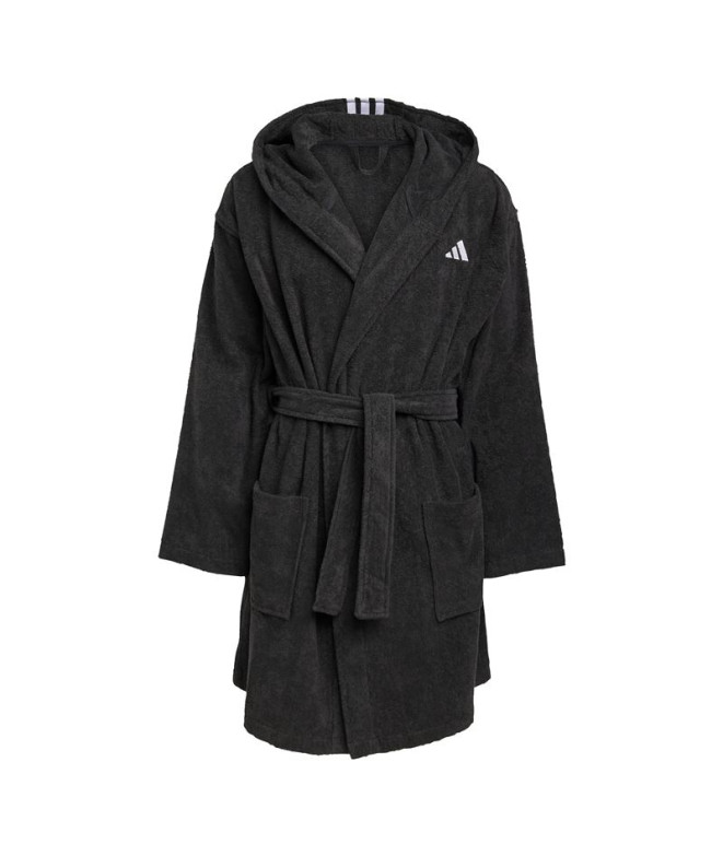Albornoz de Natación adidas Bathrobe Hooded Negro