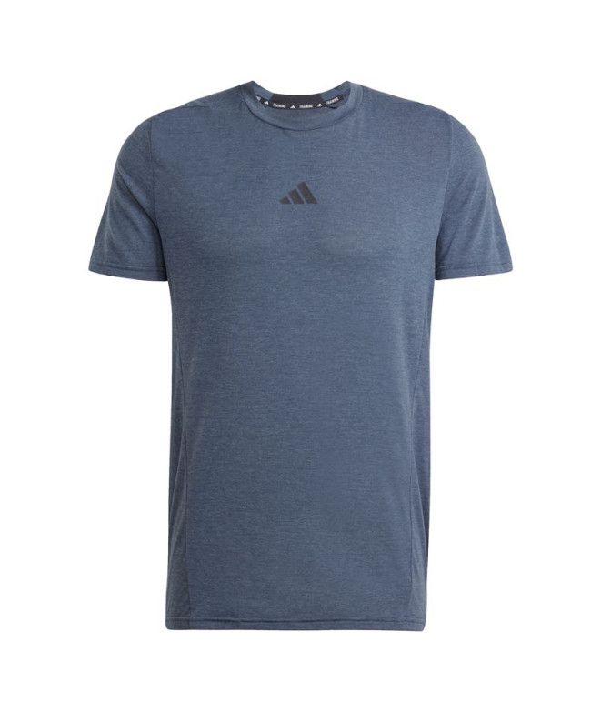 Camiseta de Fitness adidas D4T Hombre Azul