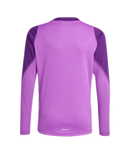 T-shirt de Football adidas T25 Gk Jsy Ly Enfant Violet 2