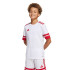Camiseta de Futebol adidas Squadra25 Infantil Branco