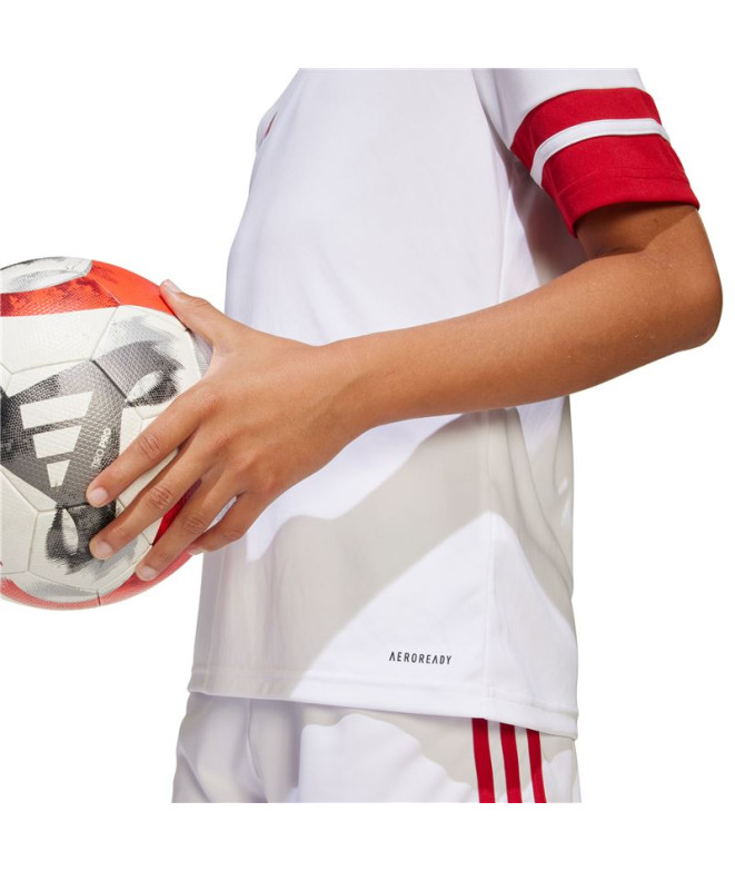 T-shirt de Football adidas Squadra25 Enfant Blanc