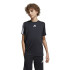 T-shirt de Fitness adidas Tr-Es 3 Bandes Enfant Noir/Blanc