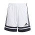 Calça de Futebol adidas Squadra25 Infantil Branco/Preto