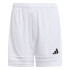 Calça de Futebol adidas Squadra25 Infantil Branco/Preto