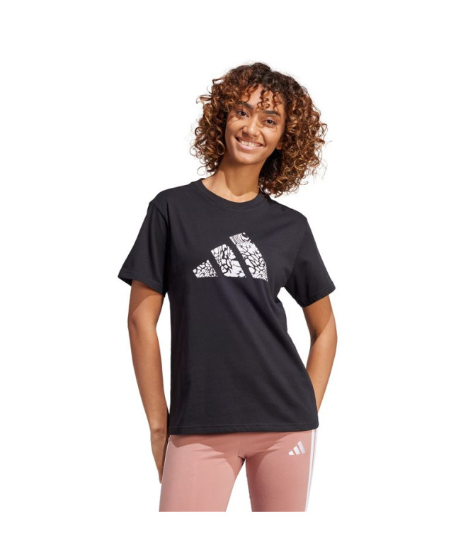 Camiseta adidas Camo Mujer Negro