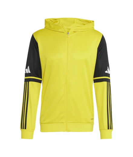 Sweat de Football adidas Squadra25 Hood Homme Jaune/Noir