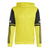 Moletom de Futebol adidas Squadra25 Hood Homem Amarelo/Preto