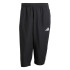 Pantalones de Fútbol adidas Tiro Es W3/4 Hombre Negro/Blanco