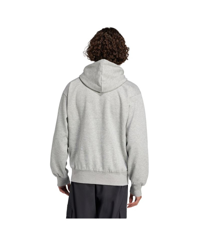 Moletom adidas Lin Fl Hd Homem Cinza/Preto