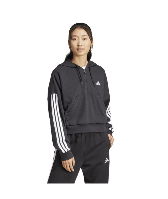 Sweat adidas 3 Bandas French Terry Qz Hd Femme...
