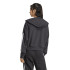 Sudadera adidas 3 Bandas French Terry Qz Hd Mujer Negro/Blanco