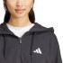 Sudadera adidas 3 Bandas French Terry Qz Hd Mujer Negro/Blanco