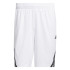 Pantalones de Baloncesto adidas 3 Bandas Short Hombre Blanco/Negro