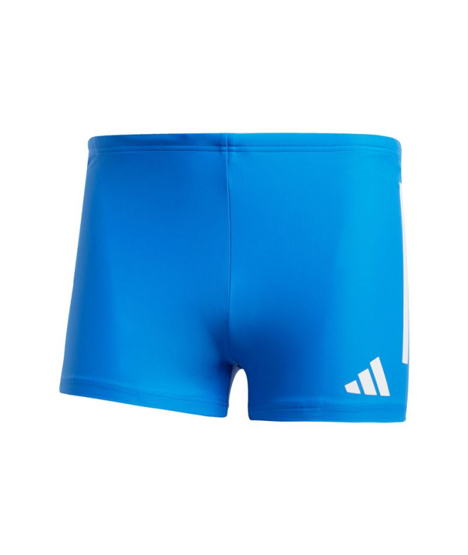 Bañador de Natación adidas 3 Bandas Bld Boxer Hombre Reabri/Blanco