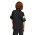 Camiseta adidas Future Icons 3 Bandas Infantil Preto/Branco