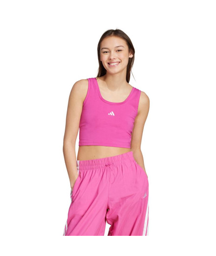 T-shirt adidas Sl Sj Tk Femme Fuscsia/Blanco 2