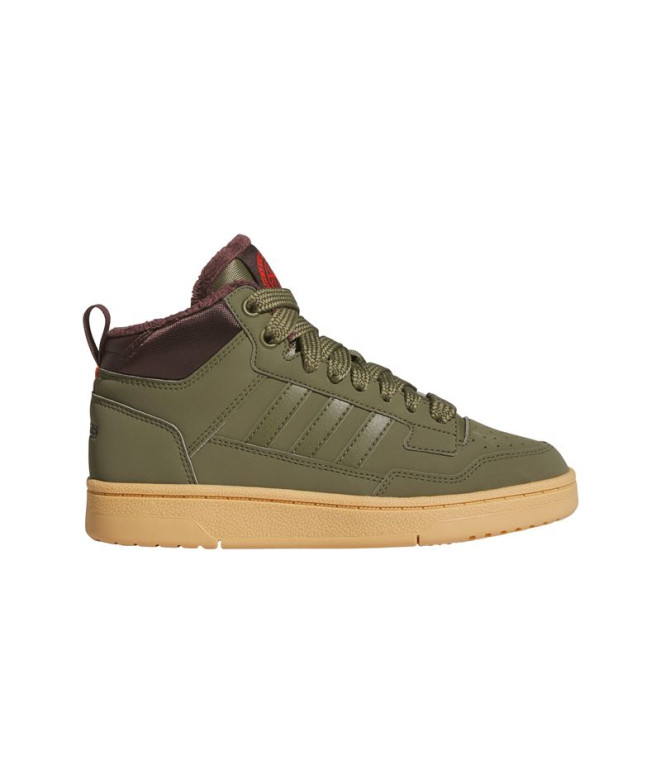 Zapatillas adidas Rapid Court Mid Winterized Infantil Verde Oliva