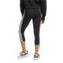 Collants adidas 3 Bandes 34 Femme Noir