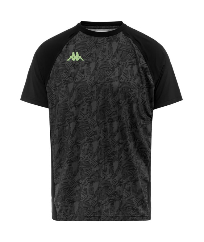 Sudadera Kappa Kombat Filo Training Hombre Negro Pure/Gris Dk/Negro