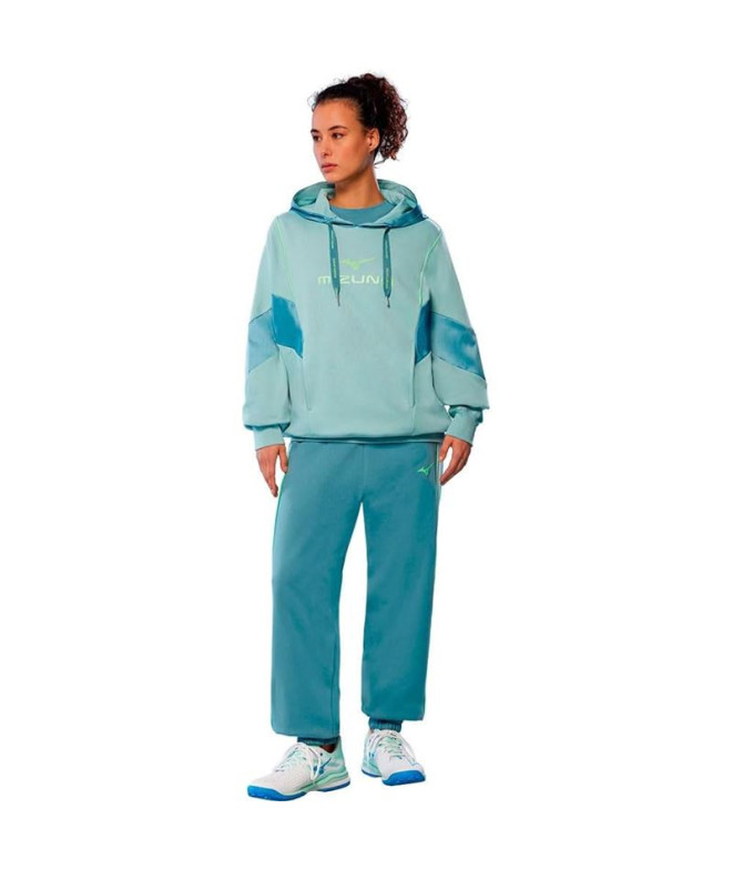 Sudadera de Fitness Mizuno Athletics Mujer Azul...