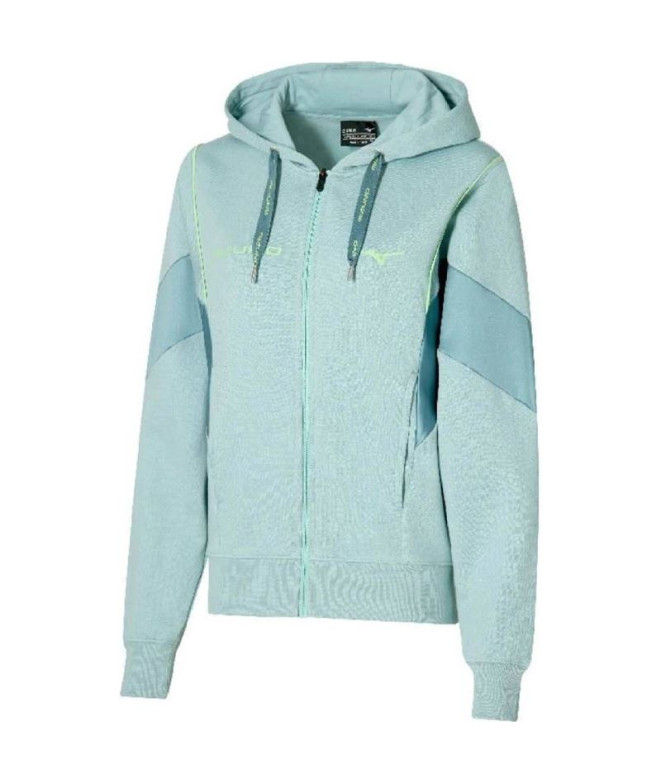 Sudadera de Fitness Mizuno Athletics Mujer Azul claro