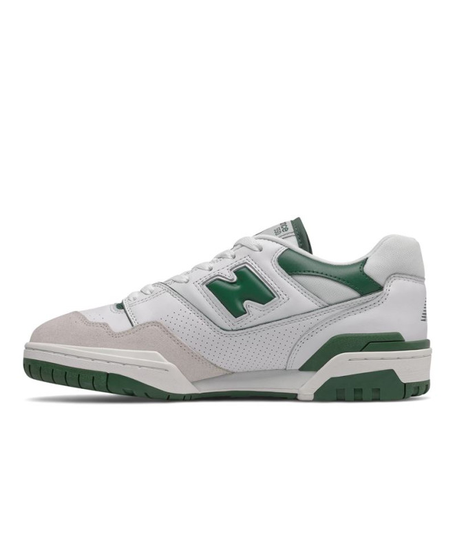 Chaussures New Balance 550 Homme Blanc/vert forêt