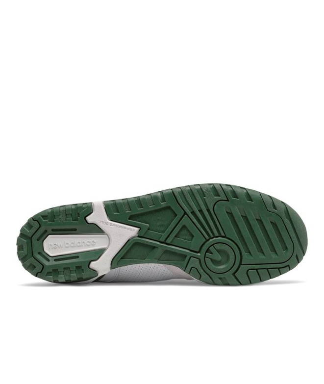 Chaussures New Balance 550 Homme Blanc/vert forêt