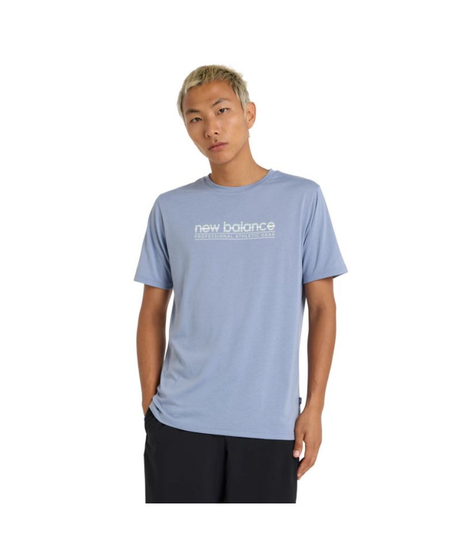 Camiseta de Fitness New Balance Heathertech Athletic Gear Hombre Llubia al atardecer