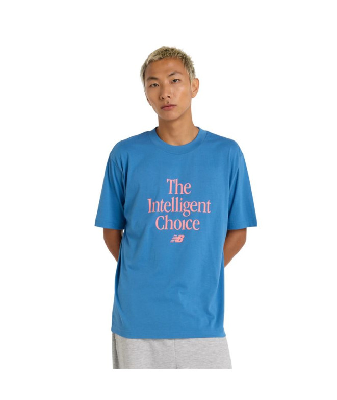 Camiseta New Balance Intelligent Choice Relaxed Hombre Azul